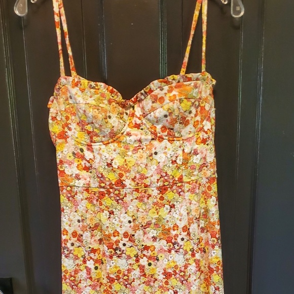 Hutch Bustier Midi Dress Ditsy Floral - Picture 2 of 3